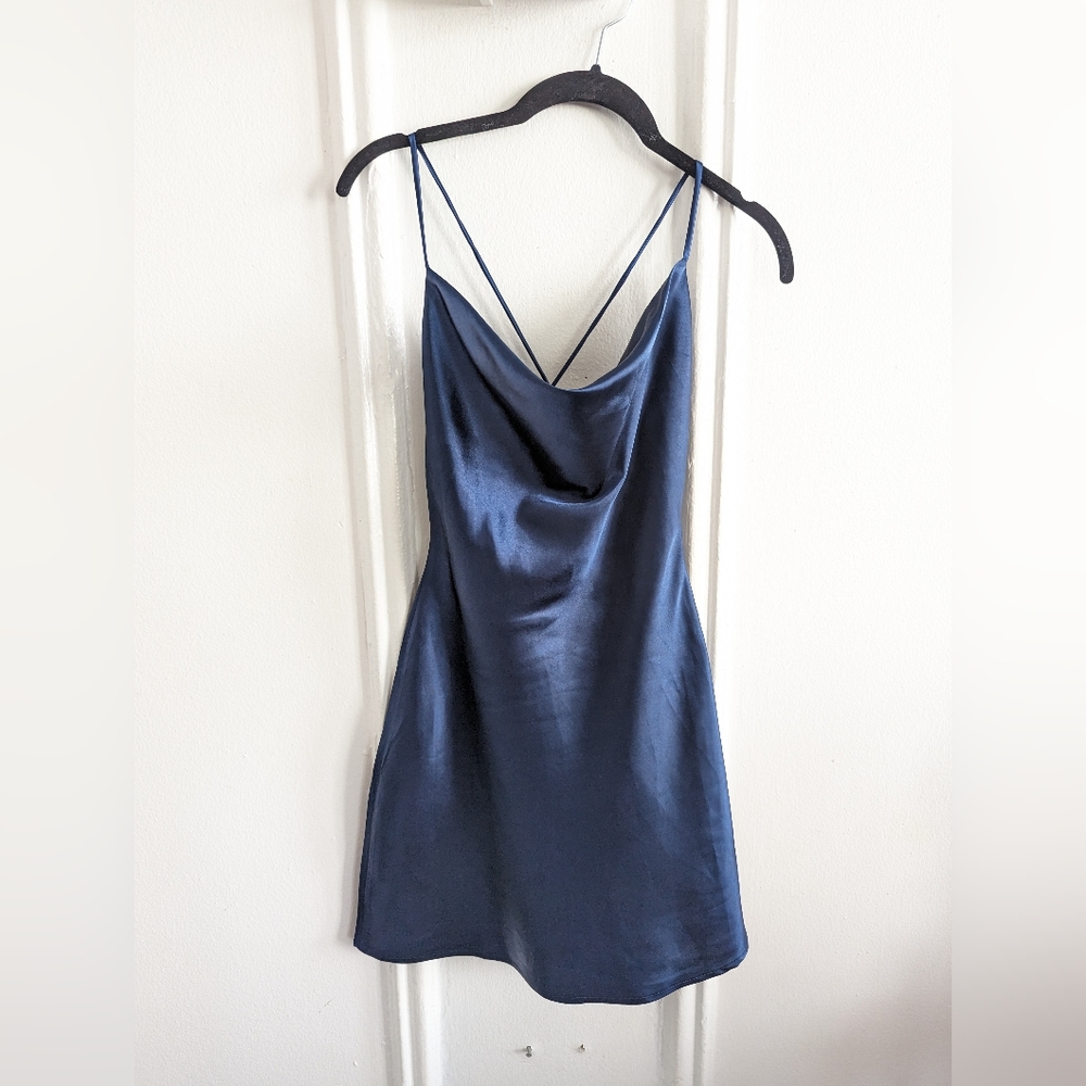 Princess Polly ANNALISE (only the dress) in Navy Size 4 New with Tags